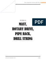 Section 12 Mast, Rotary Drive, Pipe Rack, Drill String