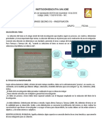 II Periodo 10. Investigacion. Etapas Proyecto de Investigacion