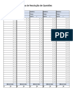 Ficha para Resolução de Questões