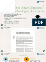 Acute Closed-Angle Glaucoma An Ophthalmological Emergency: Journal Reading