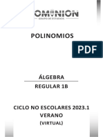 Álgebra Regular 1B Polinomios Clase