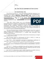 Autorização Formal para Fins de Cumprimento Da NR-10 e NR-35