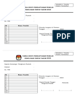 Model A - Tanda Bukti Terdaftar