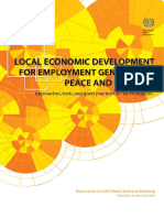 3. Local Economic Development for Employment Generation, Peace and Security Approaches, Tools, And Good Practic