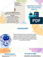Grupo 7 - Diapositivas - Taller - de - Material - Educativo - Herramientas - Digitales - para - Crear - Material - Didáctico