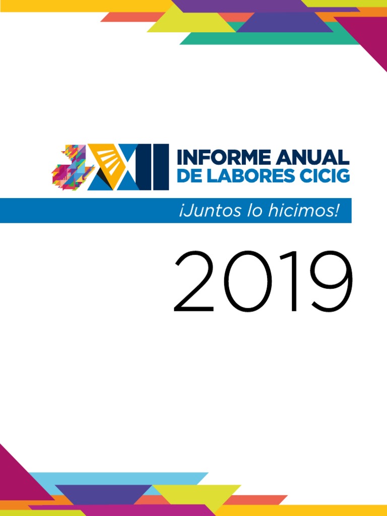 Informe 2019 CICIG | PDF | Guatemala | Ley Pública