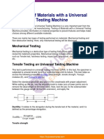 Testing of Materials With A Universal Testing Machine Gate Notes 771686837008983