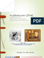 Aula Auditoria em Opme