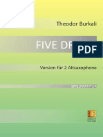 FIVE DRIVES Für 2 Altsax - Theodor Burkali