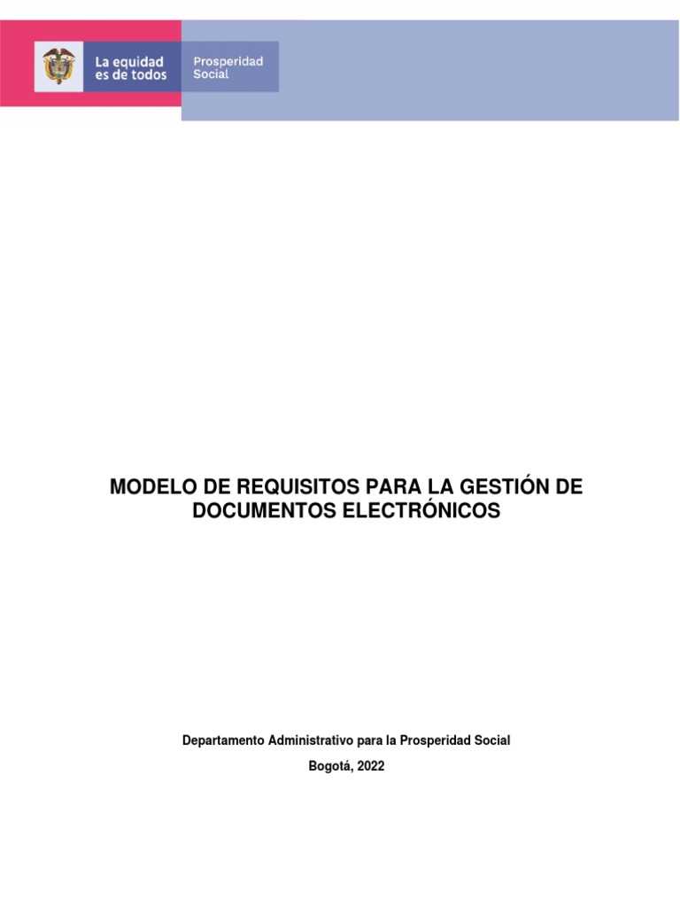 Gestión De Documentos Electrónicos De Archivo Pdf Gestión De