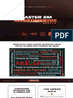 Master em Investimentos 2021.2 - Objetivo