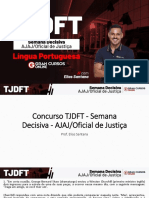 Concurso TJDFT - Semana Decisiva - AJAJOficial de Justiça - Elias Santana