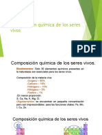 Composición Química de Los Seres Vivos y Biomoléculas