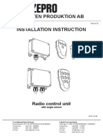 Assembly Instruction Radio Control Unit 161006