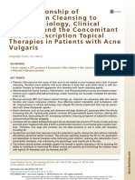 The Relationship of Proper Skin Cleansing To Pathophysiology, Clinical Benefits, and The Concomitant Use of Prescription Topical Therapies in Patients With Acne Vulgaris
