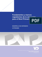 Fundamentos y Marcos Regulatorios de La Educación para El Nivel Primario