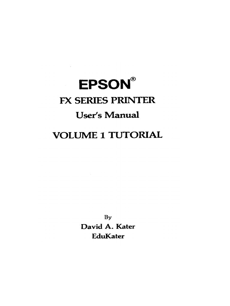 FX Series | PDF | Printer (Computing) | Radio