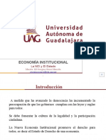 El Estado y La Economía Institucional