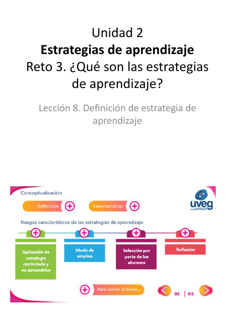 Definición y Tipos de Estrategias de Aprendizaje | PDF