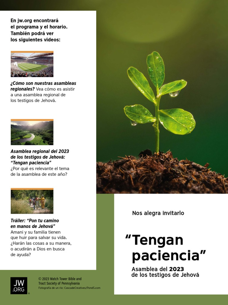 Inspiring Asamblea Regional 2023 Tengan Paciencia Images