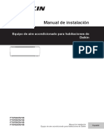 FTXF-C 3PES519299-9S Installation Manual Spanish
