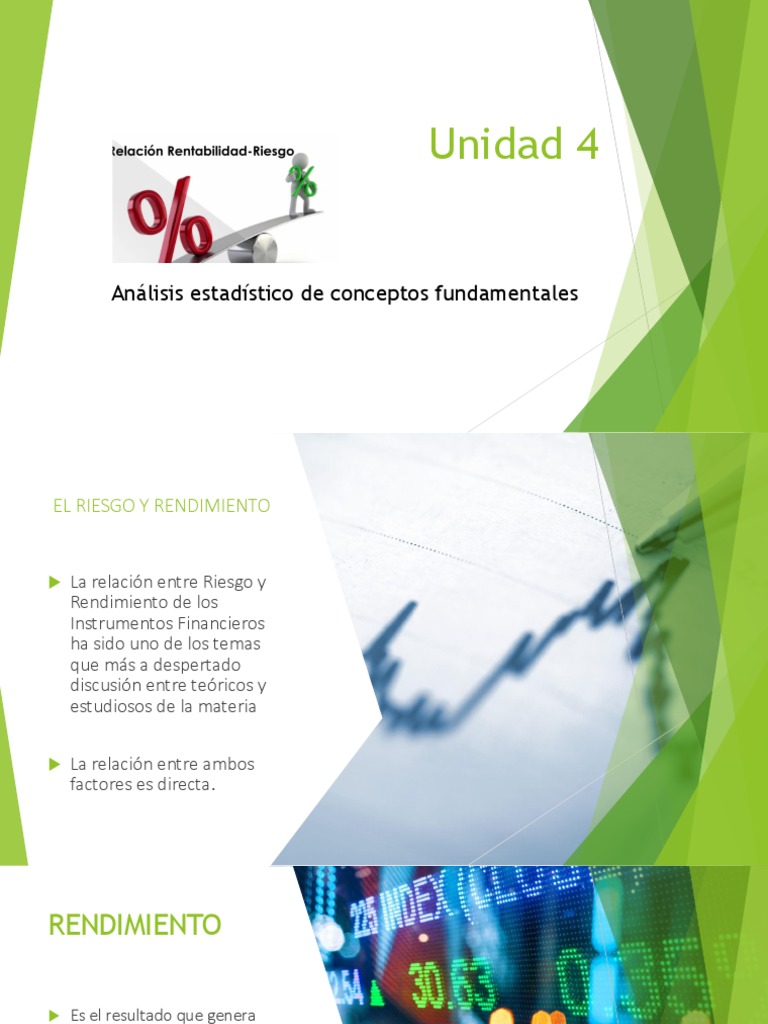 Riesgo y Rendimiento en Finanzas | PDF | Volatilidad (Finanzas ...
