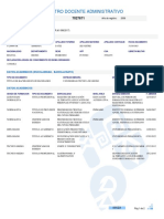 Registro Docente Administrativo: Datos Personales