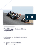 First Kaggle Competition Experience