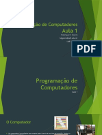 01 - Programação de Computadores - Introdução