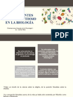 Antecedentes Del Conductismo en La Biología