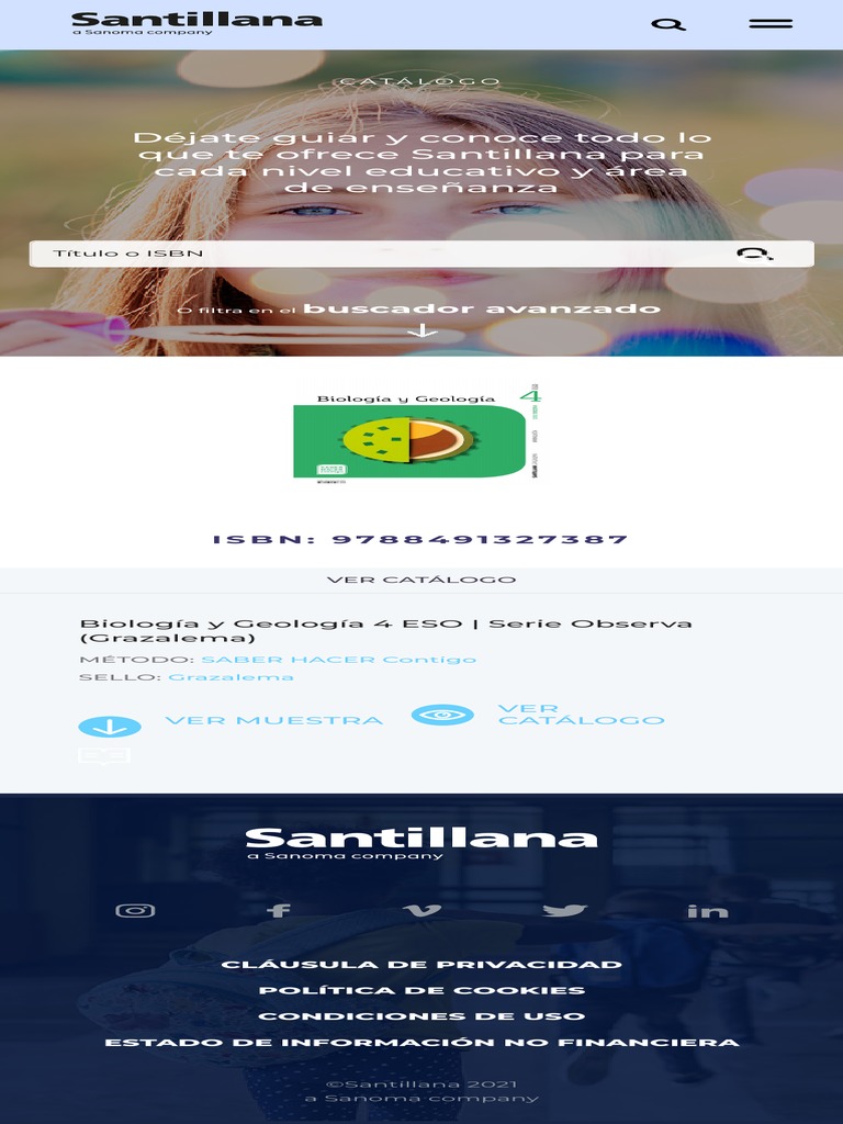 SANTILLANA ANSWERS visual data 6