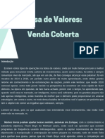 Bolsa de Valores Aprenda o Básico Sobre Venda Coberta