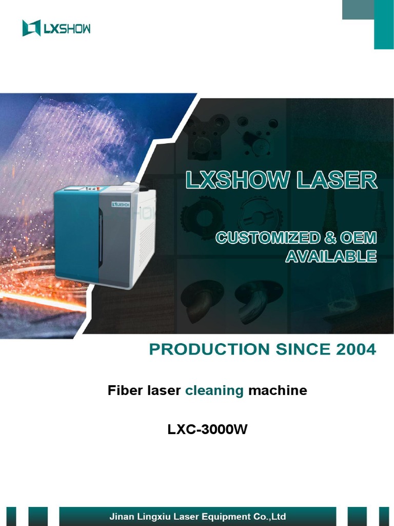 LXSHOW LXC-3000W Laser Cleaning Machine | PDF | Laser | Brand