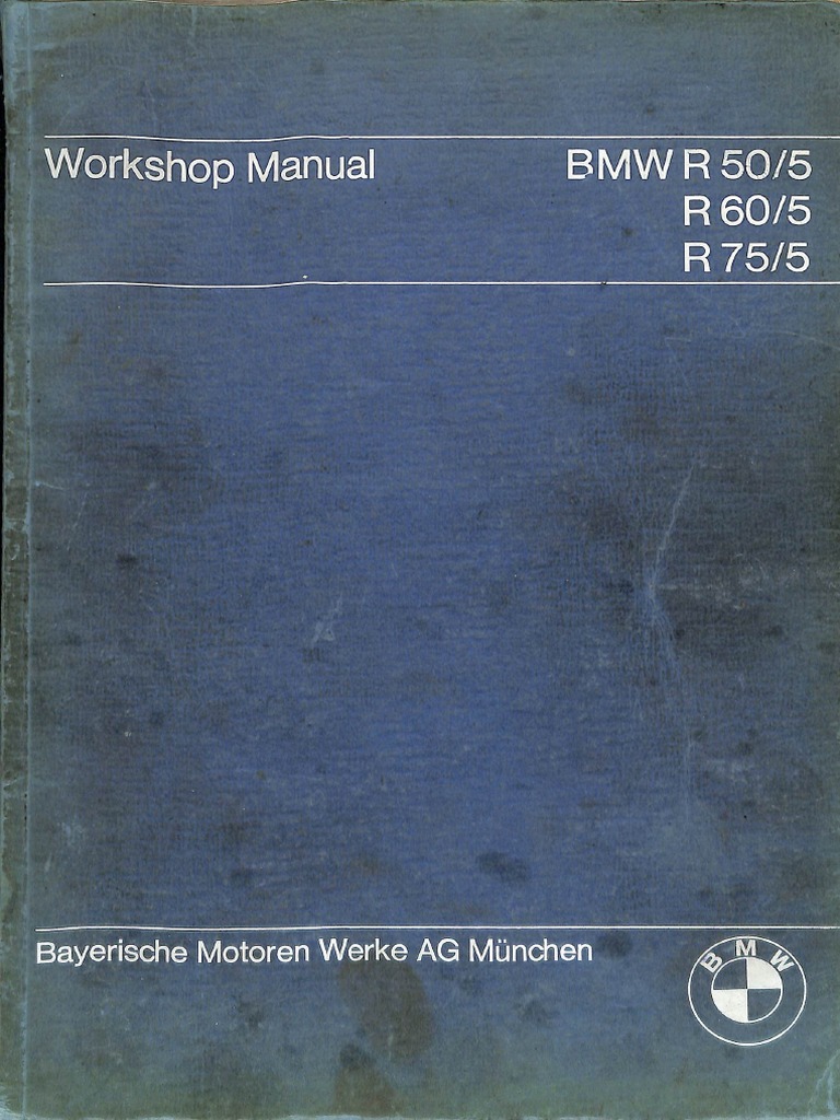 BMW R50/5.R60/5.R75/5 Owners Manual日本語版