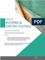 PETA KONSEP BAB VII (Kutipan)