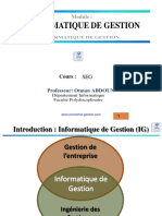 Cours Complet Dinformatique de Gestion PDF