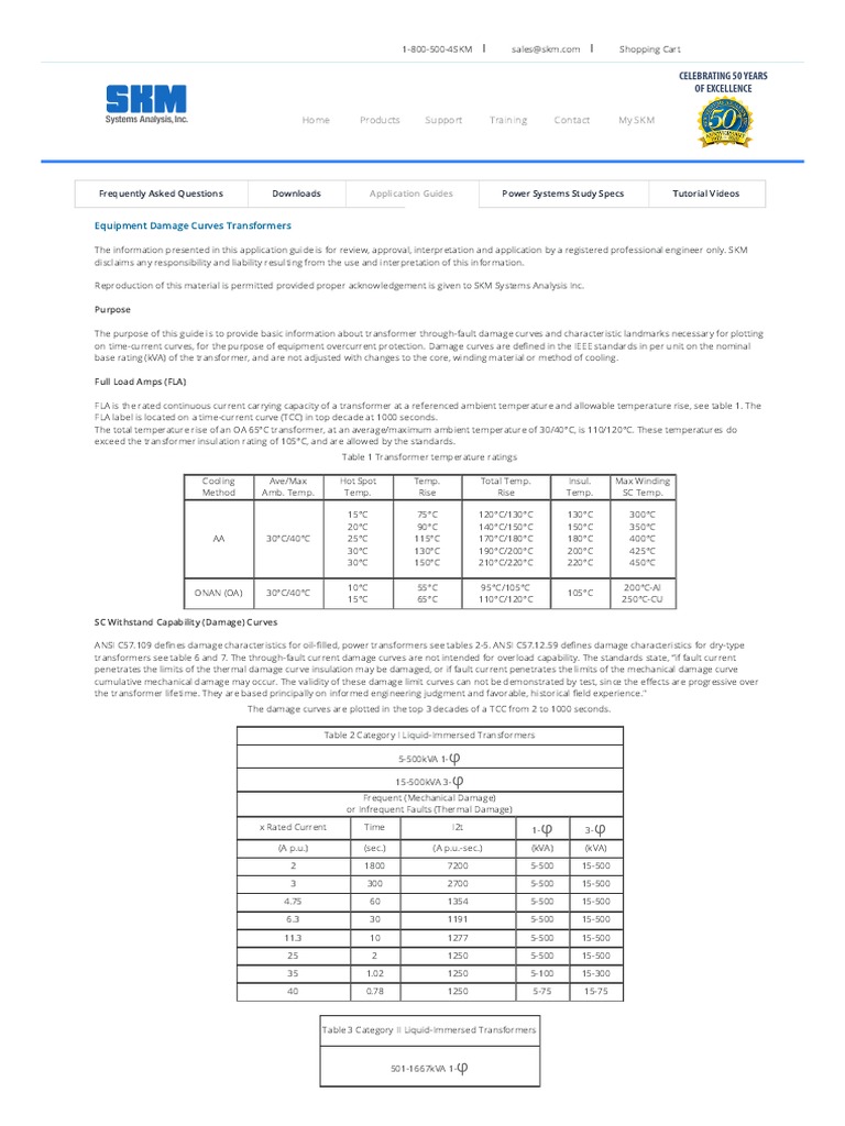 SKM Power Tools ELECTRICAL ENGINEERING SOFTWARE PDF Transformer