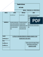 Agenda de Tareas Semana 33