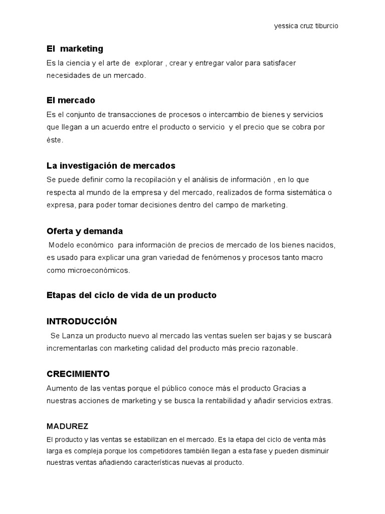 Fundamentos del Marketing y Estrategias | PDF | Marketing | Producto ...