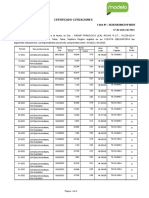 Certificado de Cotizaciones AFPModelo