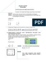 Kisi-Kisi Soal PAS MATEMATIKA