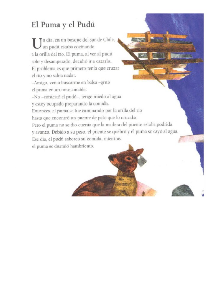 Cuento El Puma Y El Pudú Pdf