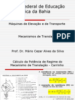 Aula 3 Mecanismos de Translação II Pontes Rolantes