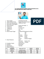 Format Bacalag DPRD Provinsi/DPRD Kab/Kota