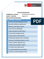 Ficha de Inscripción