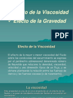 1-Efectos de Viscosidad (Reynolds) y Gravedad (Floude)