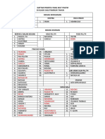 Daftar Peserta Bonsda