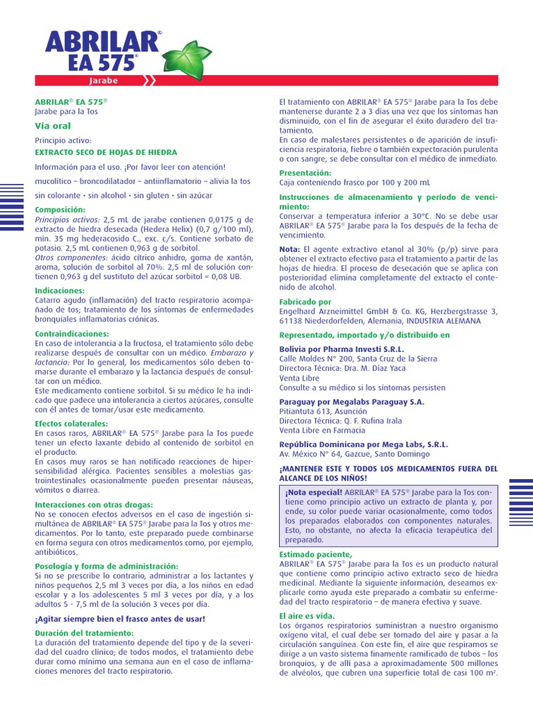 Abrilar | PDF | Tos | Sistema respiratorio
