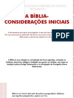 Módulo 03 AULA 1 - A Bíblia - Considerações Iniciais