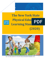 New York Physical Education Learning Standards 2020